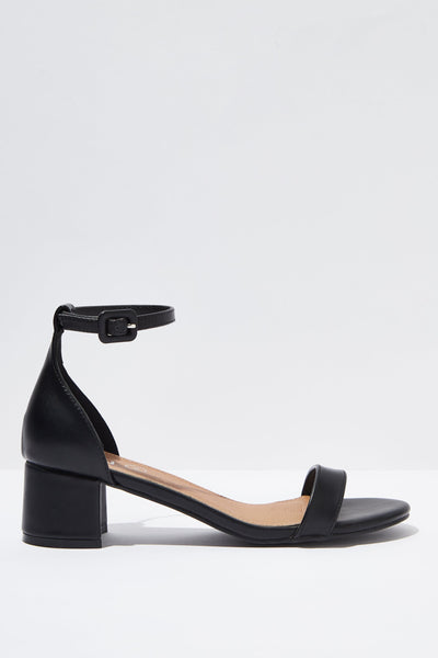 Women Rubi Lizzie Low Block Heel - Black Smooth