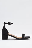 Women Rubi Lizzie Low Block Heel - Black Micro
