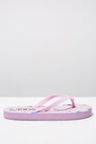 Kids Printed Flip Flop - Pink Lavendar Floral