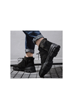 Black Inside Ribbed Lining Boots Mens Shoes Faux Suede Vintage Winter